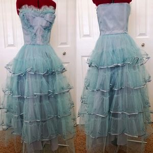 Beautiful Blue Vintage Gown